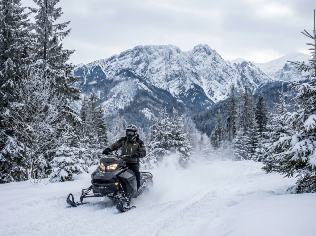 snowmobile ride zakopane tatra mountains